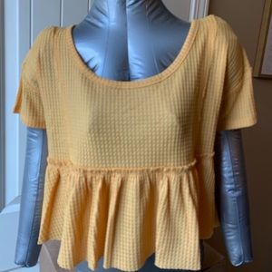 Yellow Short Sleeve Shirt